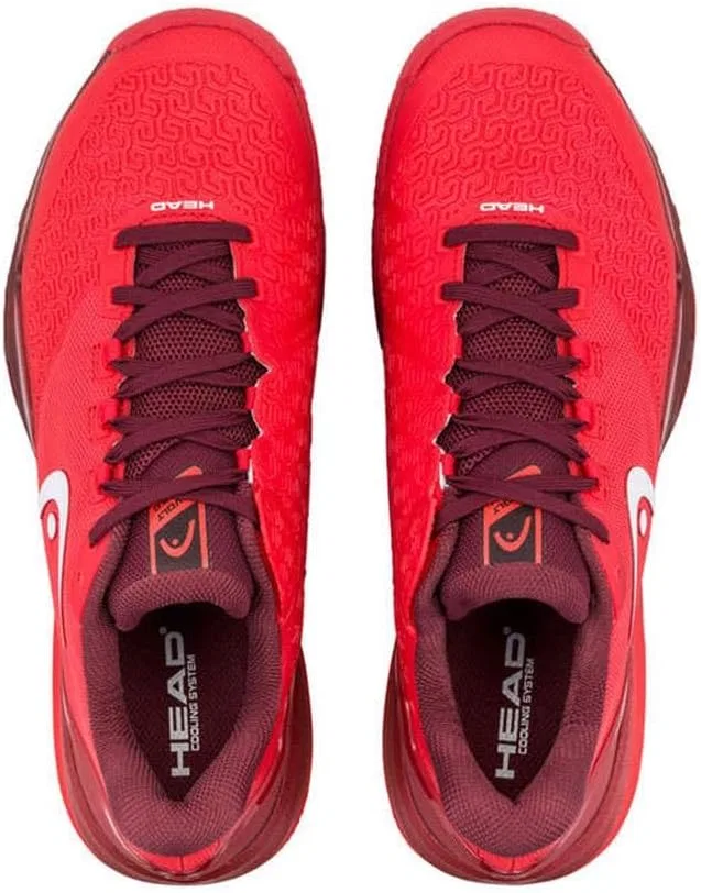 Кроссовки HEAD Revolt Pro 5.0 Clay Men WHBK, Red Dark Red — фото 3