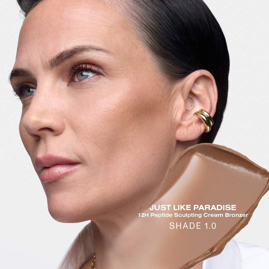 Крем-бронзер для скульптурирования лица Just Like Paradise 12H Peptide Sculpting Cream Bronzer Sarah Creal, 0.14 oz/4.2 g, 1.0 — фото 3