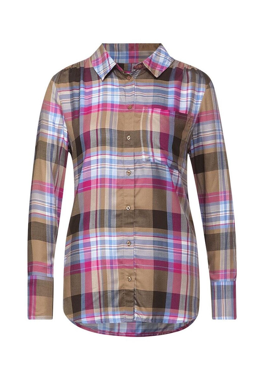 

Блузка с длинными рукавами Street One, цвет Dark Deer Brown