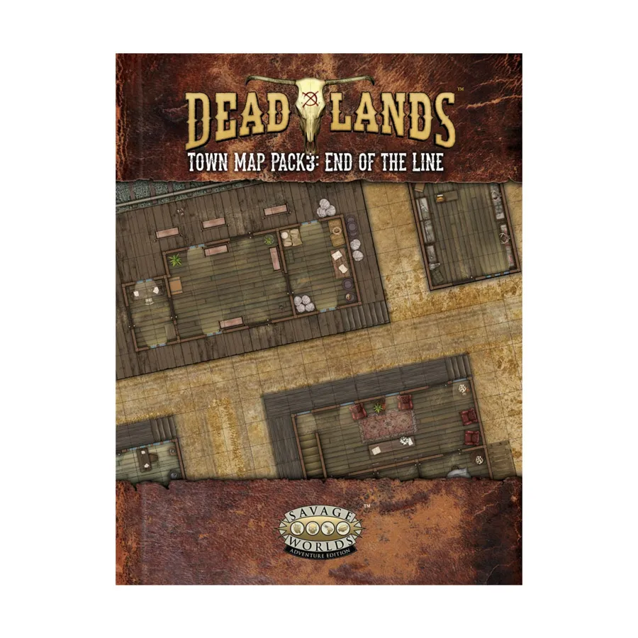 

Пакет карт города № 3 — «Конец линии», Deadlands - The Weird West