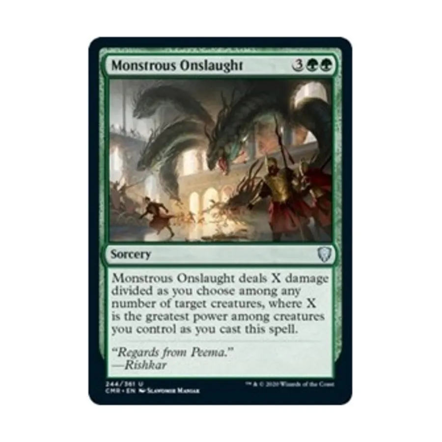 

CCG Чудовищный натиск (U), MTG - Commander Legends