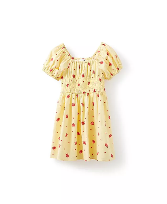 

Платье для девочек Emily с пышными рукавами COTTON ON, мультиколор
