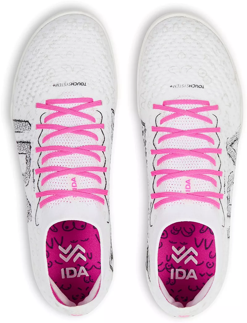 Женские футбольные бутсы Ida Elite с грудью Self FG/AG IDA Sports, белый/розовый — фото 2