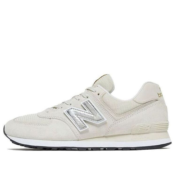 

Кроссовки 574 слоновая кость New Balance, белый