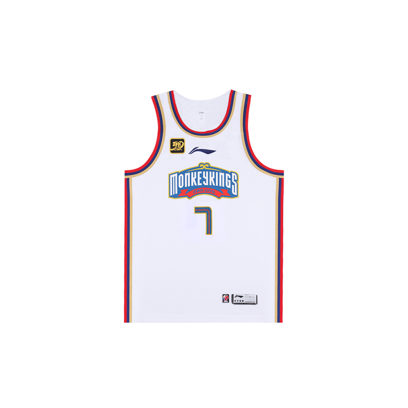 

LINING Баскетбольная майка CBA Collection мужская стандартная белая