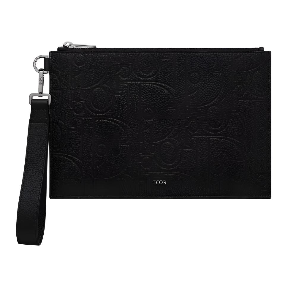 

DIOR Кожаная клатч мужская черная