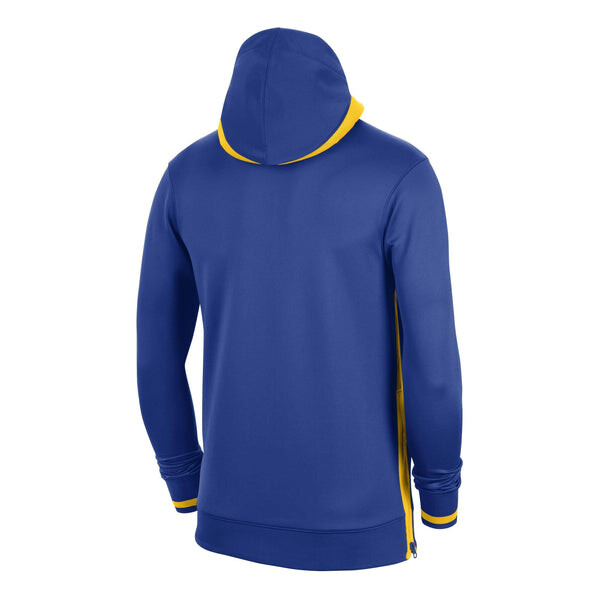 Куртка x nba golden state warriors showtime толстовка с капюшоном на молнии Nike, синий — фото 2