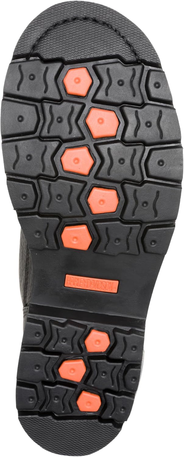 Мужские мотоциклетные повседневные ботинки Harley-Davidson Chipman из кожи, черный — фото 4