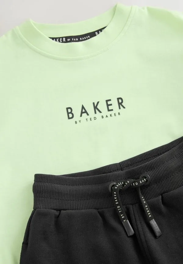 Спортивные штаны стандартного кроя Baker By Ted Baker, Lime Green/Black — фото 3