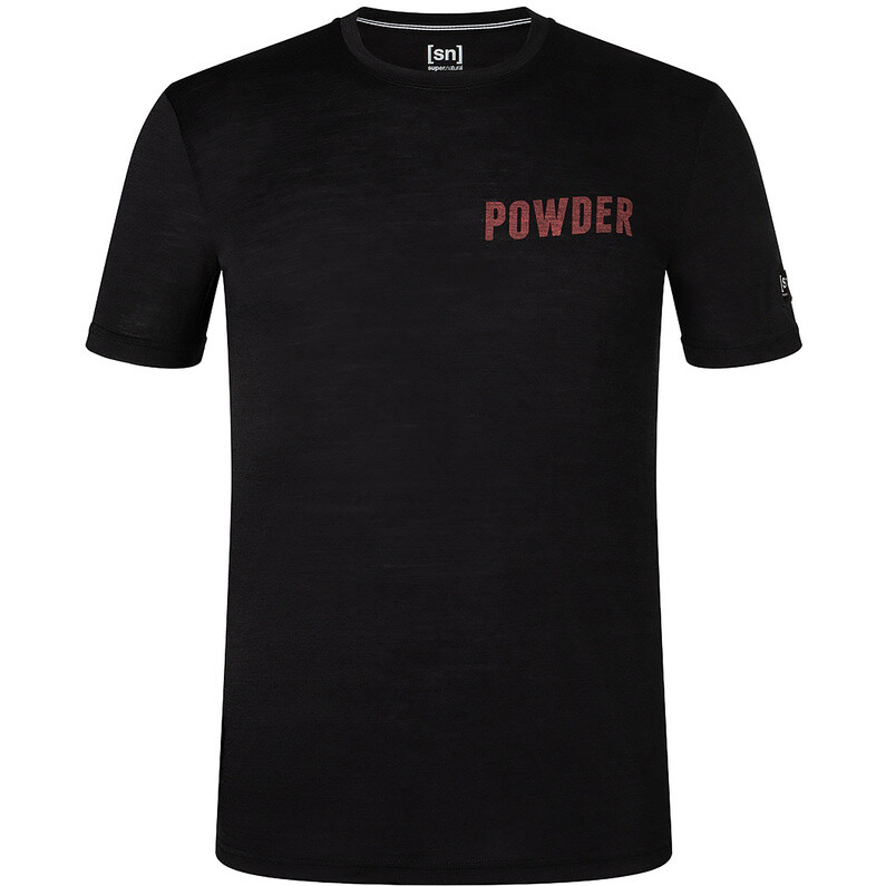 

Мужская футболка Powder Days Super.Natural, черный