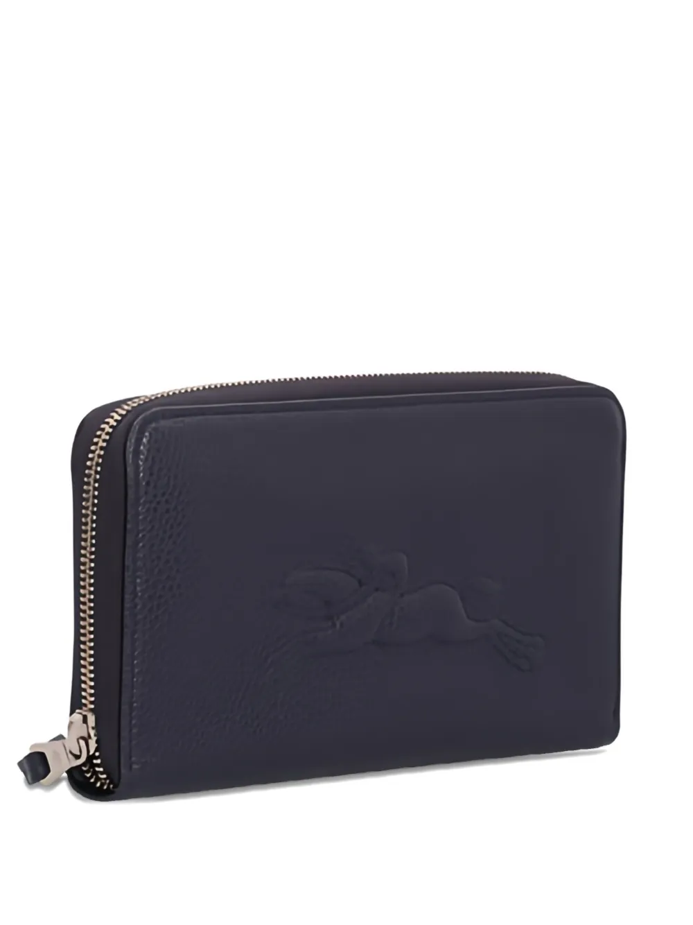 

Тисненый кошелек на молнии Longchamp, синий
