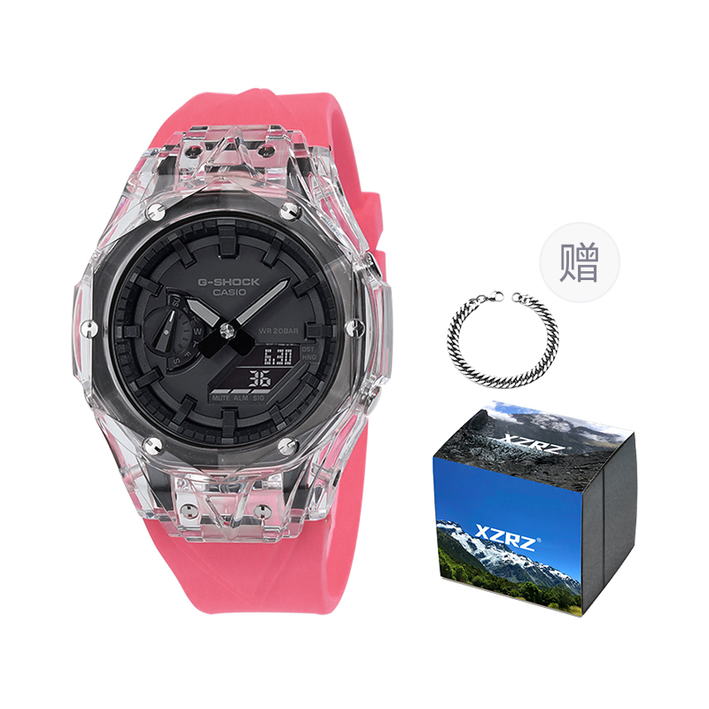 

Унисекс часы CASIO серии с двойным дисплеем жидкокристаллическим/аналоговым черные