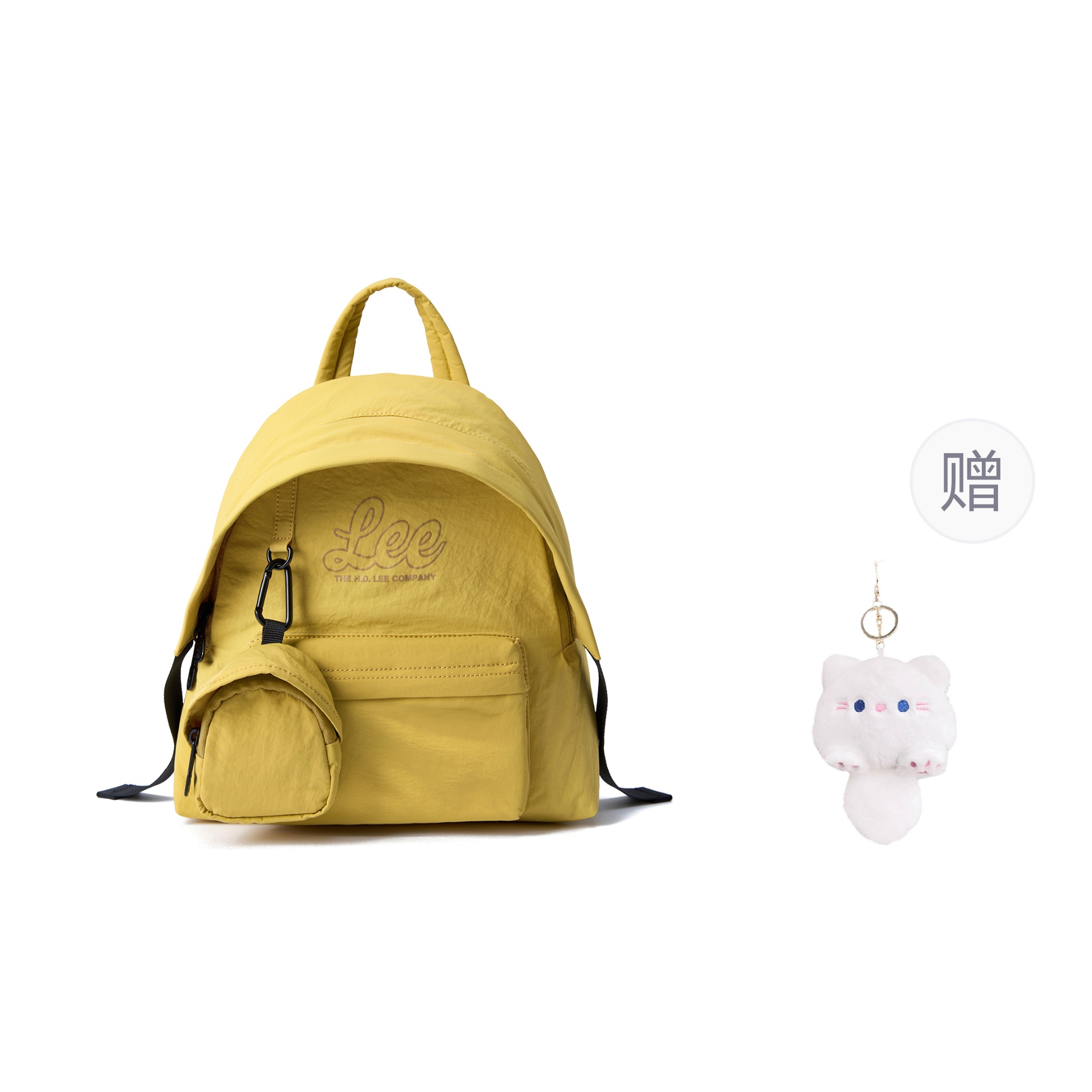 

Lee Тканевый рюкзак Унисекс Мультиколор, Ginger Yellow+Exclusive Pendant