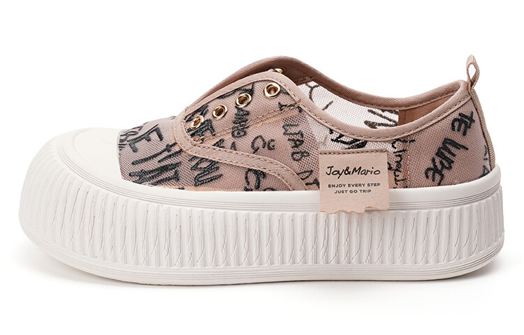 

Туфли женские повседневные Women's Casual Shoes Women's Low-Top Joy&Mario, цвет Apricot