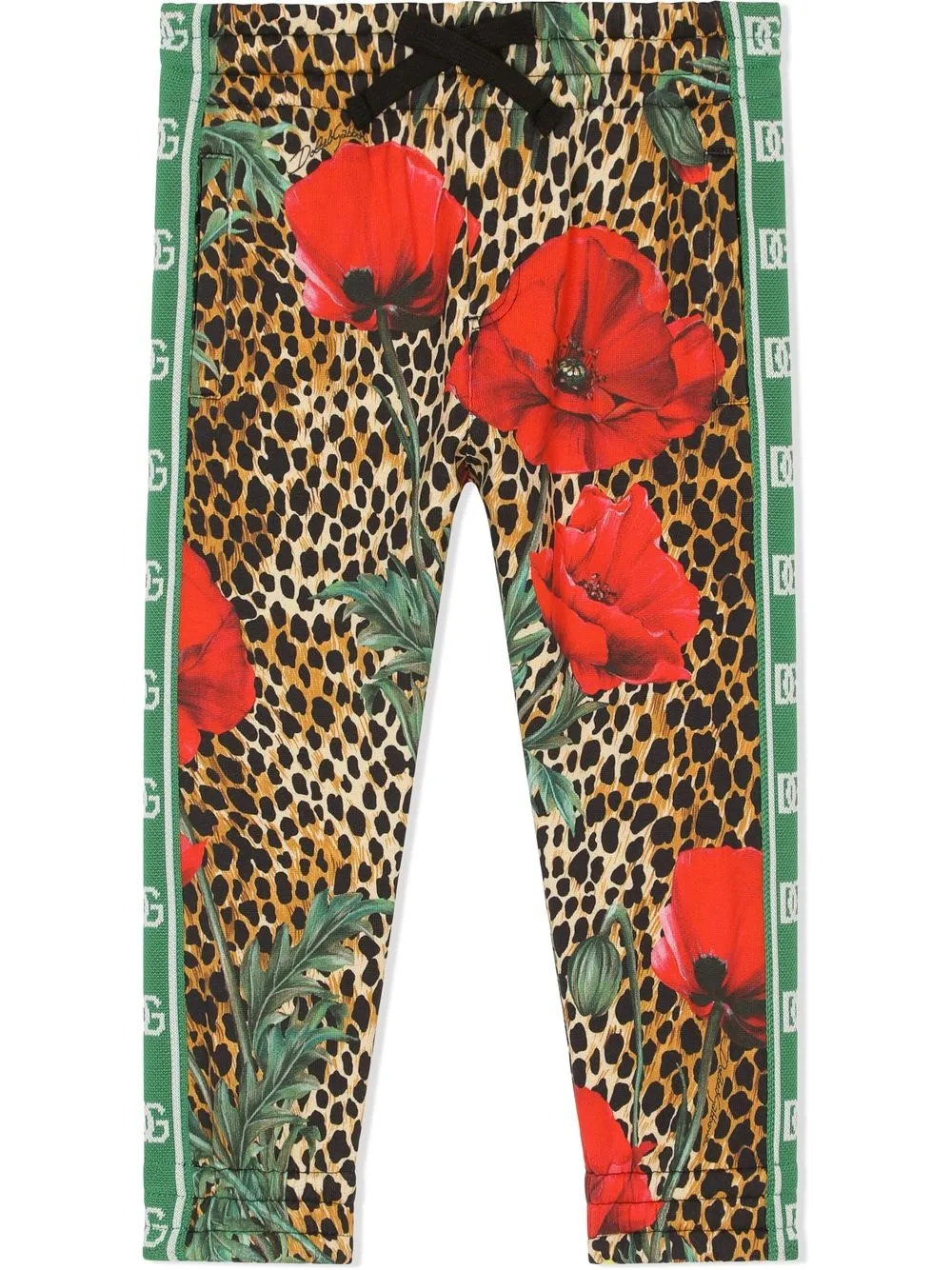 

Спортивные брюки Ocelot с логотипом Dolce & Gabbana Kids, коричневый