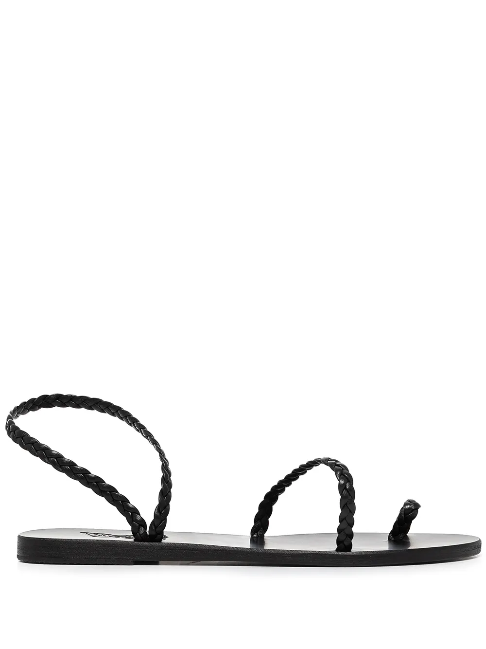 Плетеные сандалии Eleftheria Ancient Greek Sandals, черный