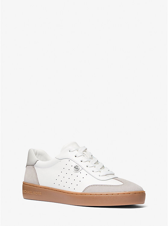 Кроссовки Scotty из кожи Michael Kors, металлический