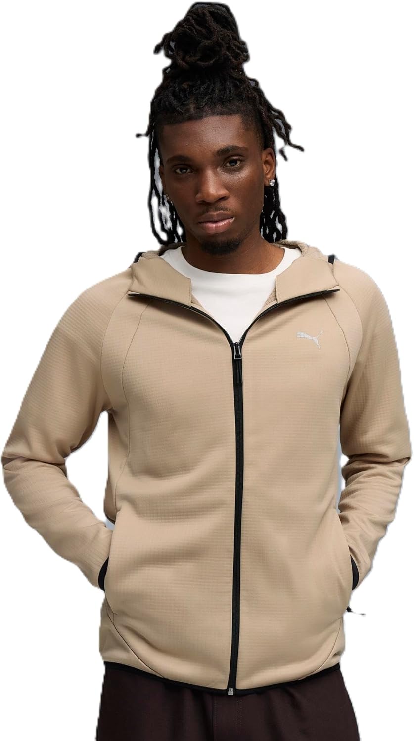 

Худи Puma 691116 EVOSTRIPE Warm FZ, повседневная спортивная худи, на флисовой подкладке, мужская, осенне-зимний цвет 691116, цвет «Ледяной кофе» (55), Коричневый, Худи Puma 691116 EVOSTRIPE Warm FZ, повседневная спортивная худи, на флисовой подкладке, муж