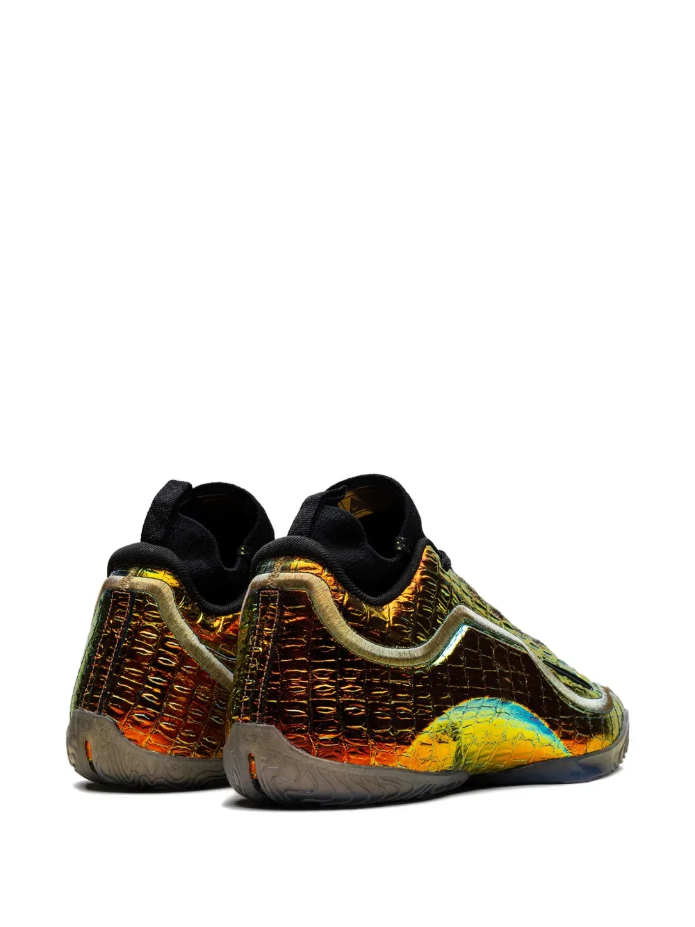 Кроссовки Lebron 23 с металлическим тиснением Nike, золото — фото 3