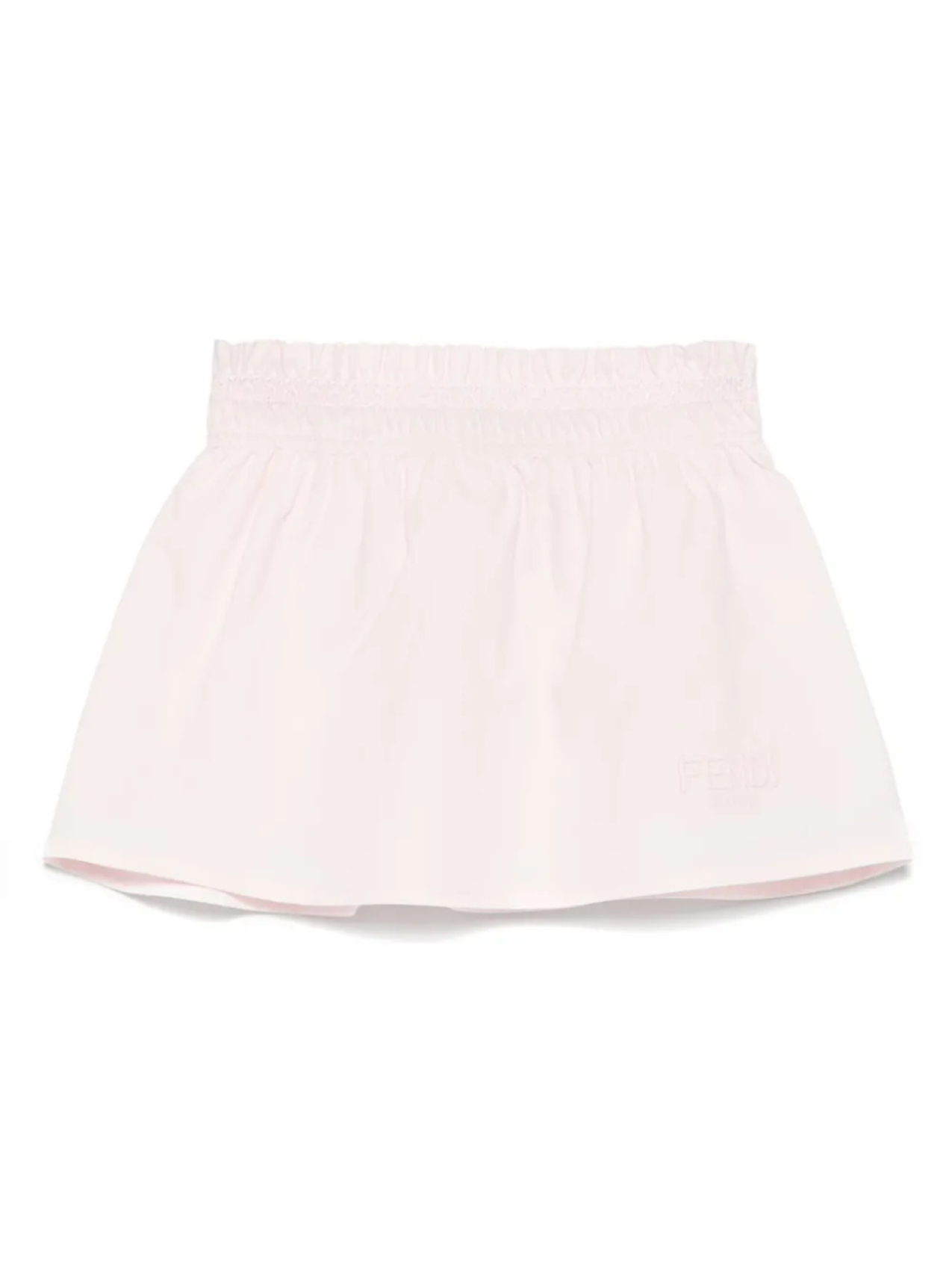 

Поплиновая юбка Fendi Kids, розовый