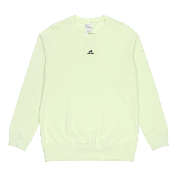 

Толстовка Men's adidas Fv Swt Cotton Sports Round Neck Pullover Acid Green, зеленый