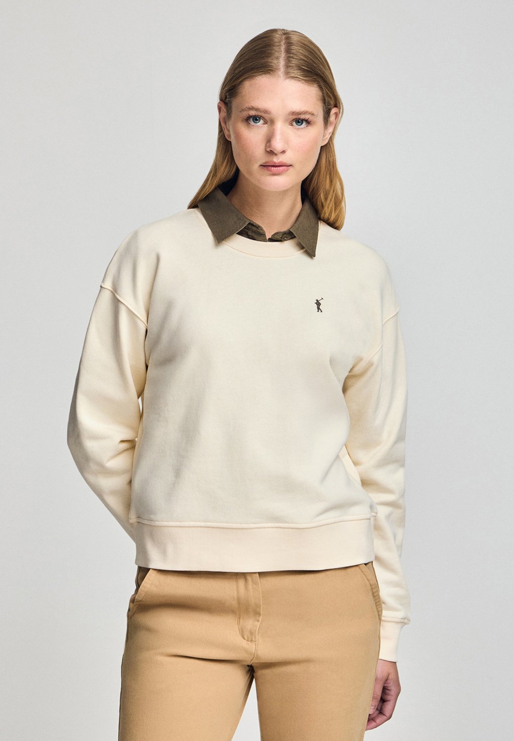 

Толстовка BOXY FIT CREWNECK RIGBY GO Polo Club, бежевый