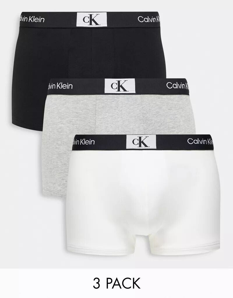 

Calvin Klein CK 96 3 пары хлопковых трусов разных цветов