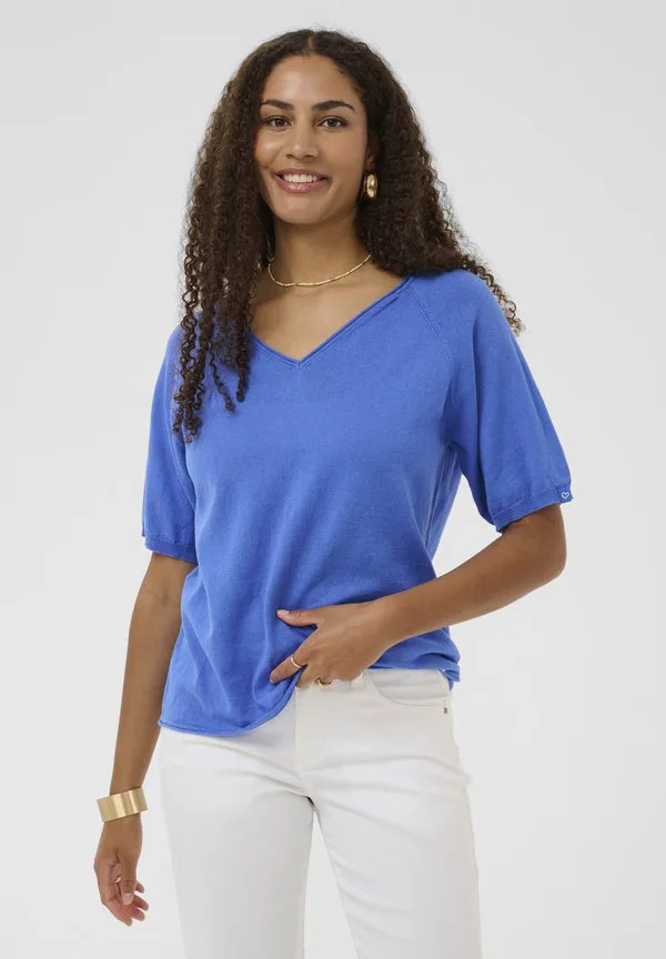 

Базовая футболка crromane Cream, Palace Blue, Синий, Базовая футболка crromane Cream, Palace Blue