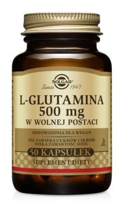

Набор аминокислот в капсулах Solgar L-Glutamina 500 mg, 50 шт