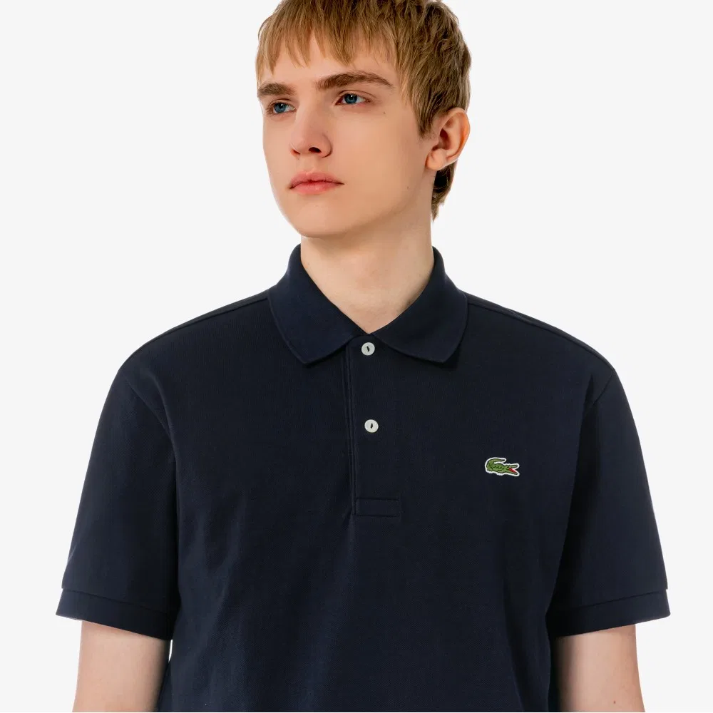 Рубашка-поло Lacoste French Regular Fit мужская, темно-синий — фото 2