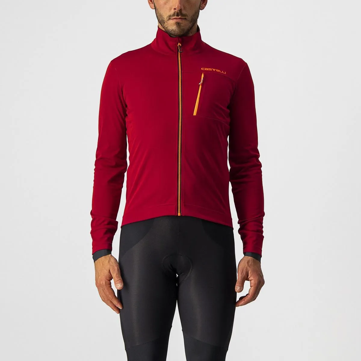 

Мужская велосипедная куртка Castelli Go, красный
