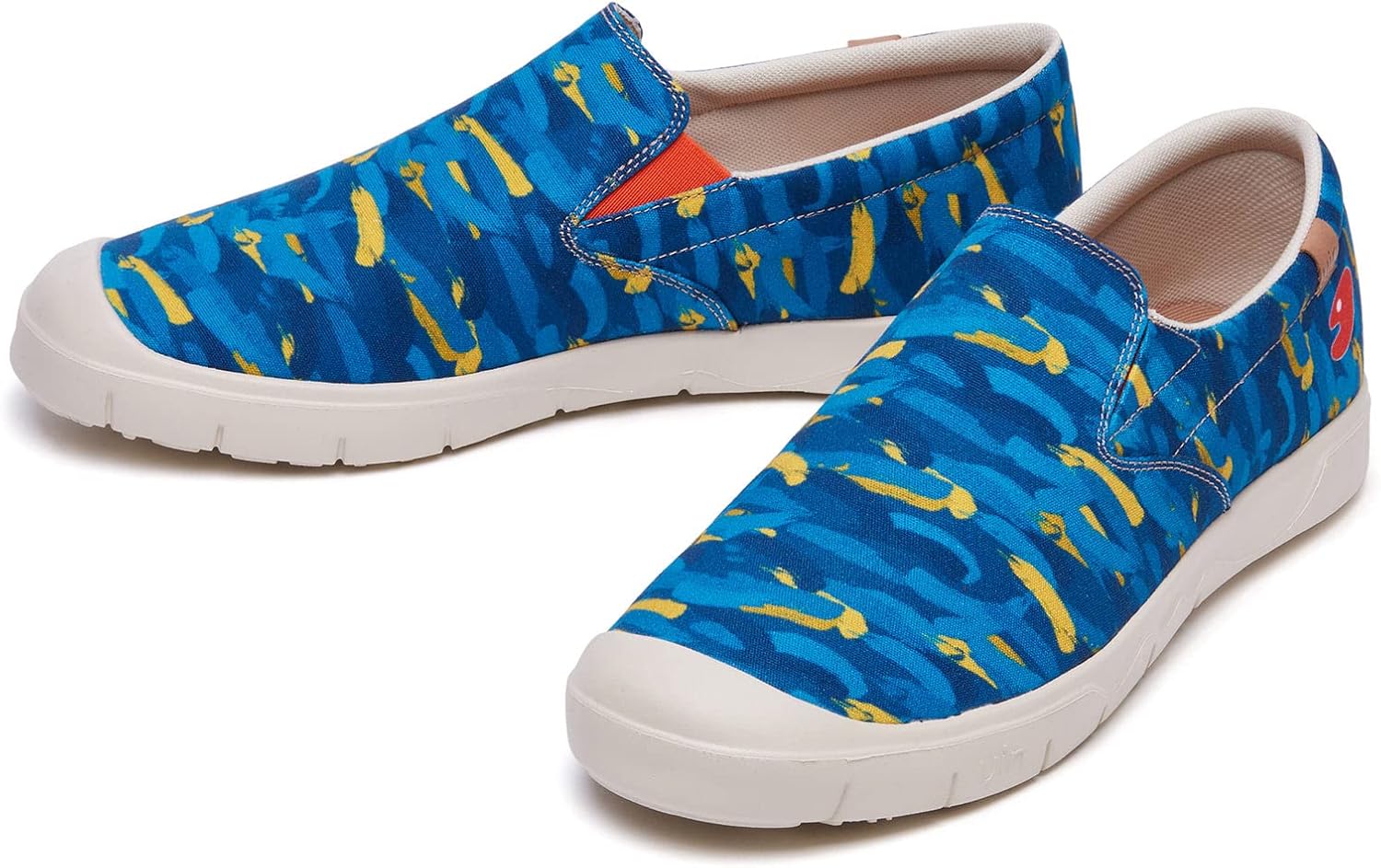 

Мужские модные кроссовки UIN Легкие прогулочные повседневные слипоны Комфортные тканевые с художественной росписью для путешествий Кадис, Cadiz-van Gogh Wheatfield With Cypresses V1