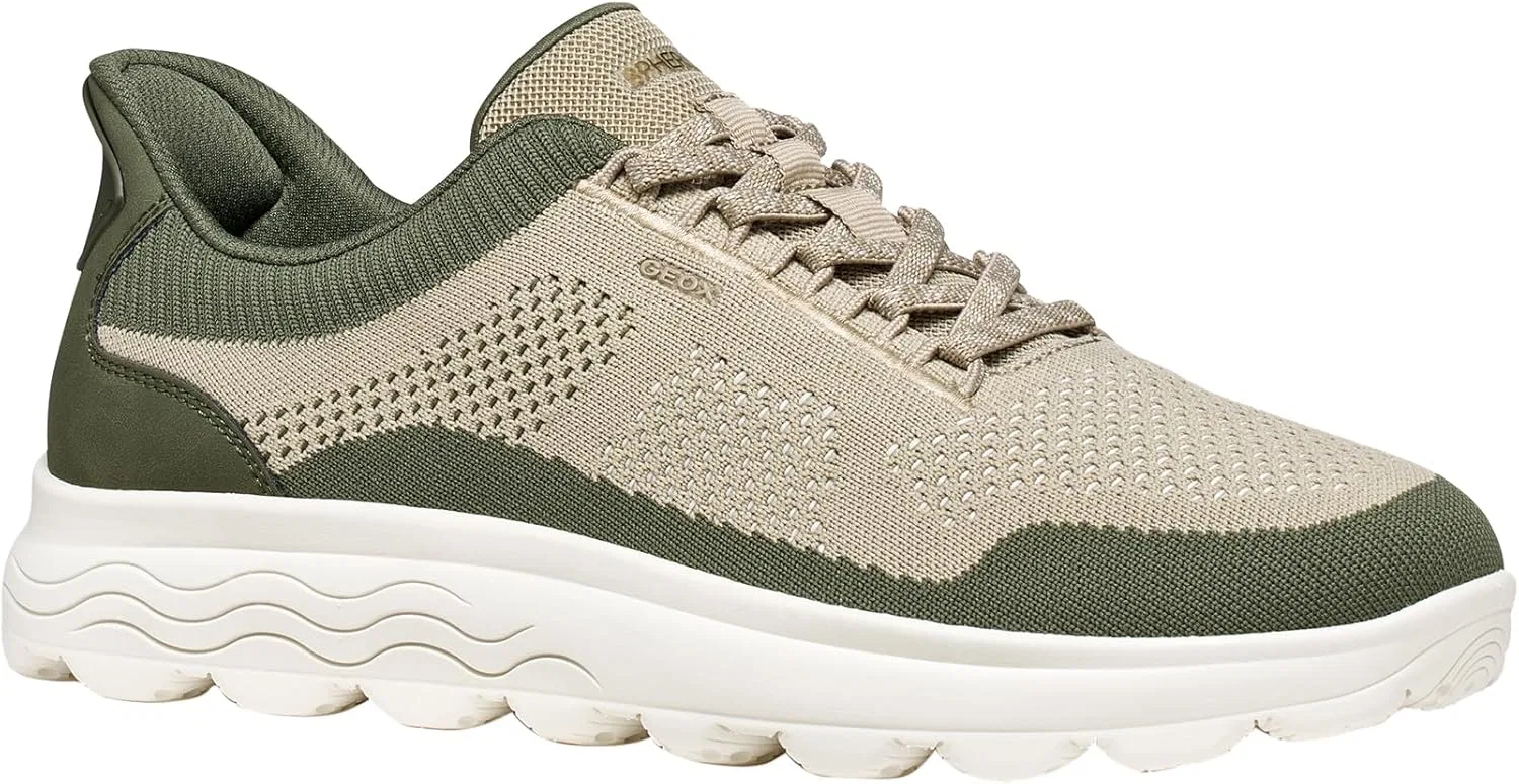 Мужские кроссовки Geox U Spherica Plus E, Olive Sand