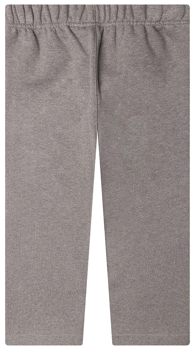 Детские флисовые спортивные штаны свободного кроя Fear of God Essentials, серый — фото 2