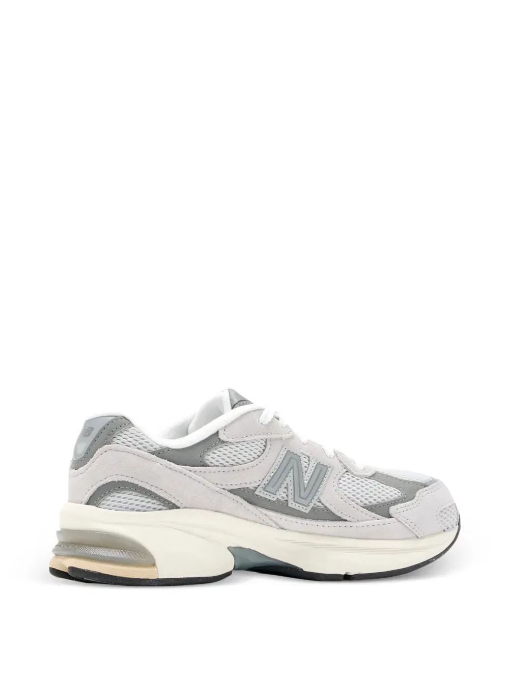 Кроссовки на шнуровке 2010 года New Balance Kids, серый — фото 2
