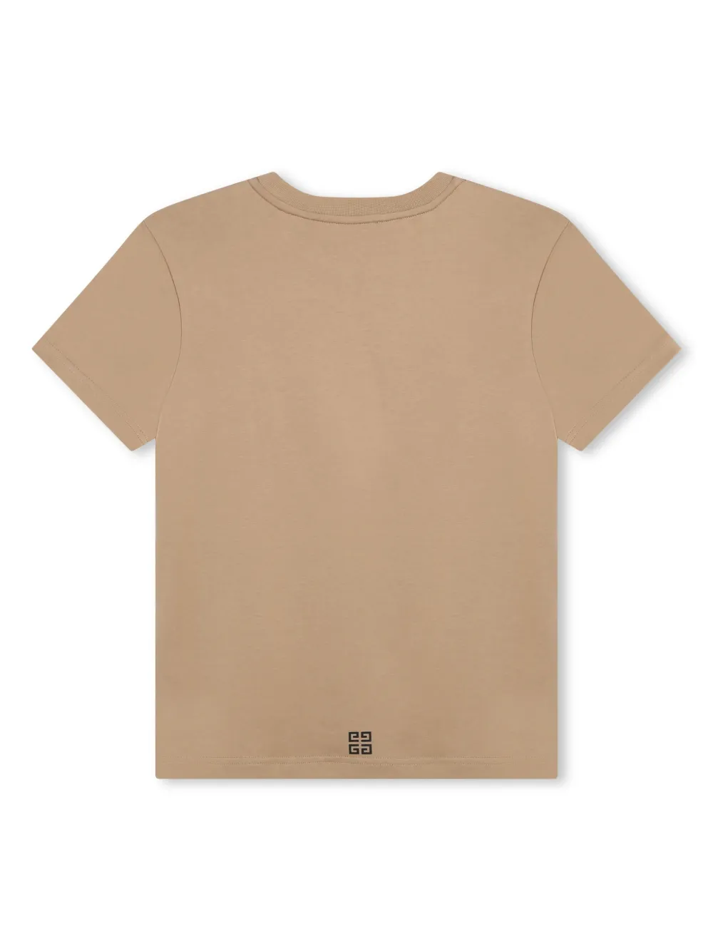 Футболка из органического хлопка с логотипом Givenchy Kids, нейтральный — фото 2