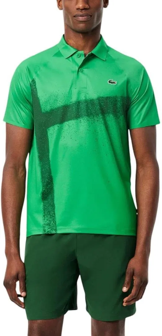 Шорты теннисные Lacoste, цвет Green/Bright Green