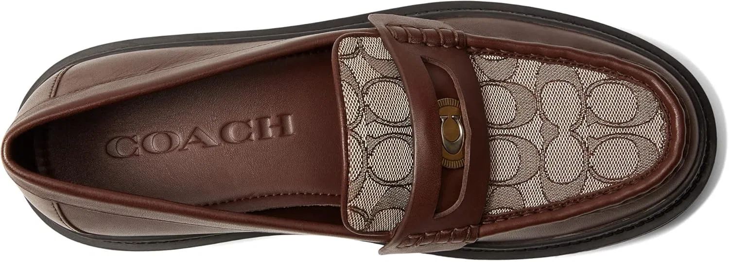 Лоферы мужские Coach, кленовый — фото 3