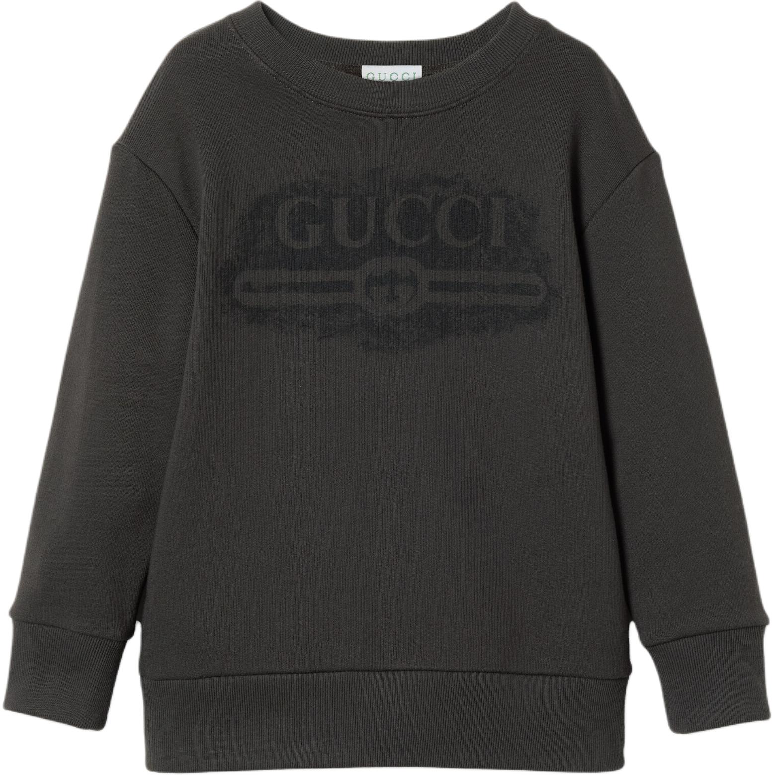

Свитшот SS25 Темно-серый детский GUCCI