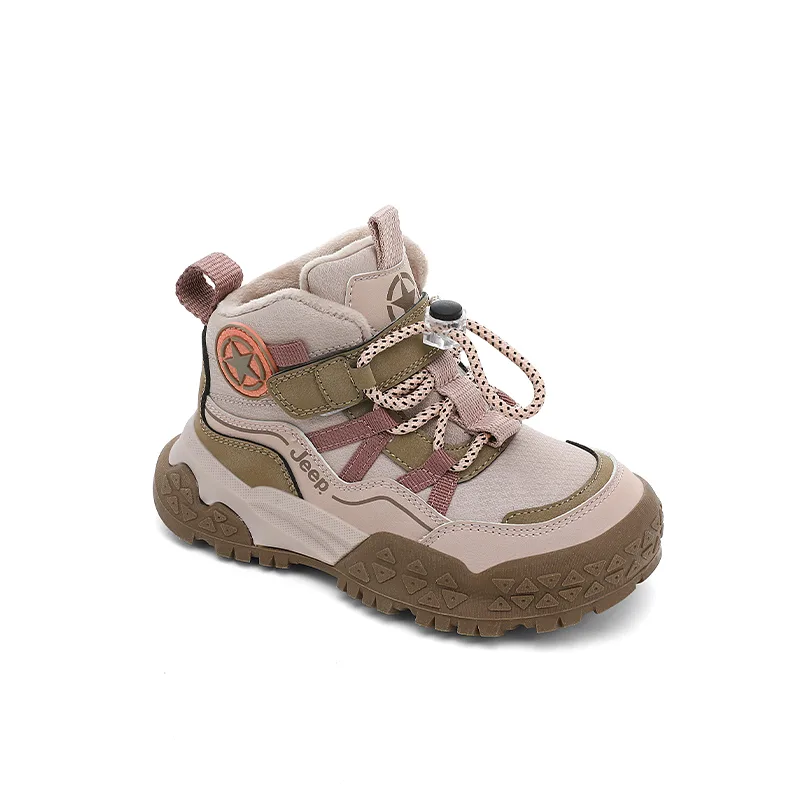Детские утепленные ботинки Kids Jeep, Cherry Blossom Pink[Fleece-Lined] — фото 4