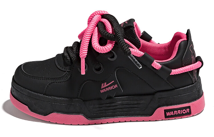

Кроссовки WARRIOR Skateboarding Shoes Women's Low-top Pink, черный
