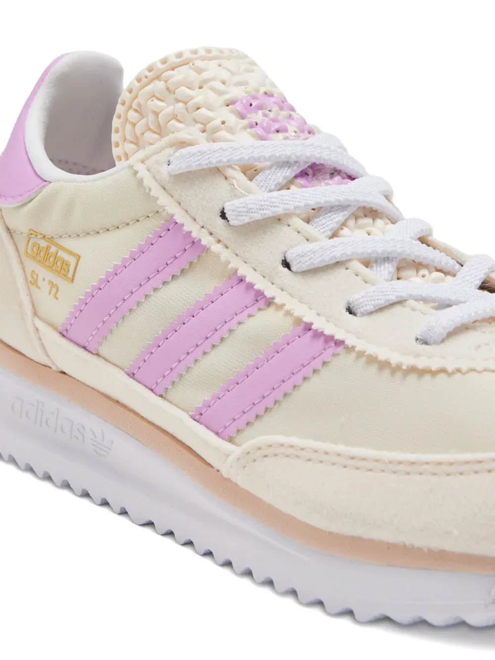 Кроссовки SL 72 RS Elastic Laces Adidas Kids, бежевый — фото 2