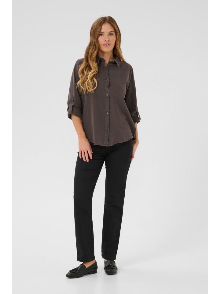 

Рубашка KAnaya с длинными рукавами, стандартного кроя, цвет Black Oyster Kaffe