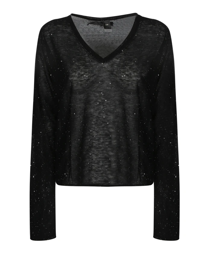 

Черный свитер осень-зима 2025: стильный и удобный Pinko, черный