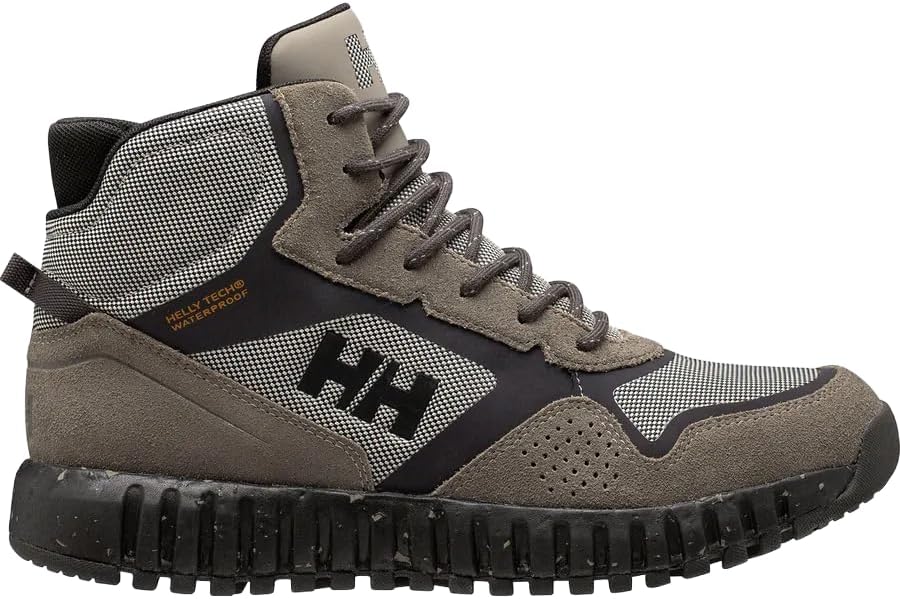 Мужские водонепроницаемые походные ботинки Helly-Hansen Monashee ULLR HELLY TECH, швы HH Seam-Shield, премиальная замша, кожа LWG, DWR без PFC, черный — фото 4