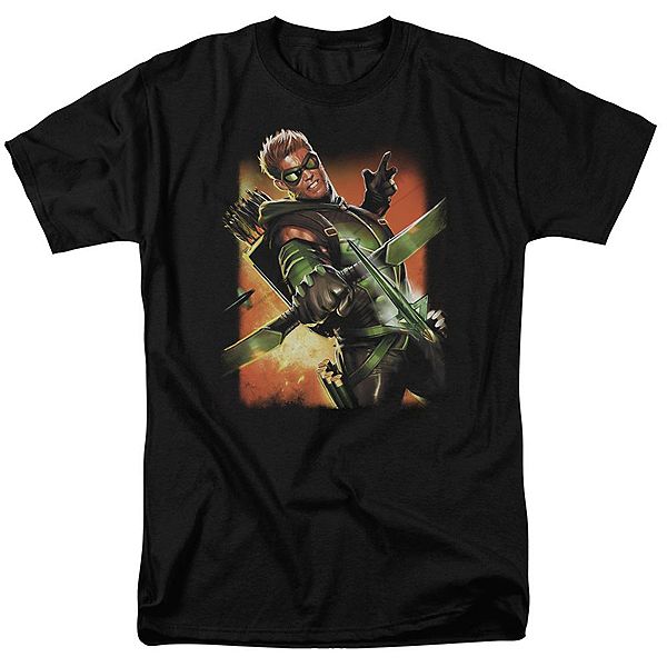 

Футболка с коротким рукавом adult justice league of america green arrow 1 Licensed Character