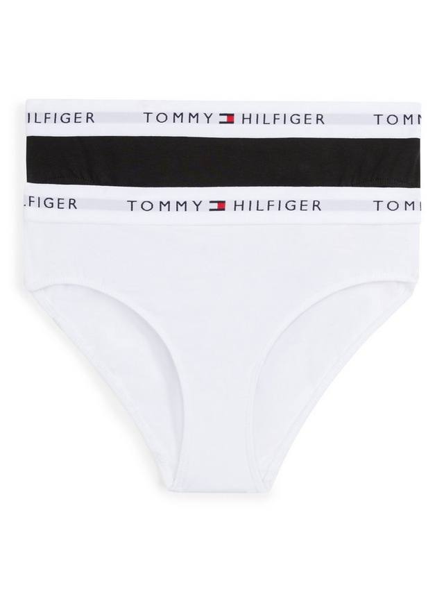 

Детские оригинальные бикини-трусики Tommy Hilfiger, Pack of 2, Black/White