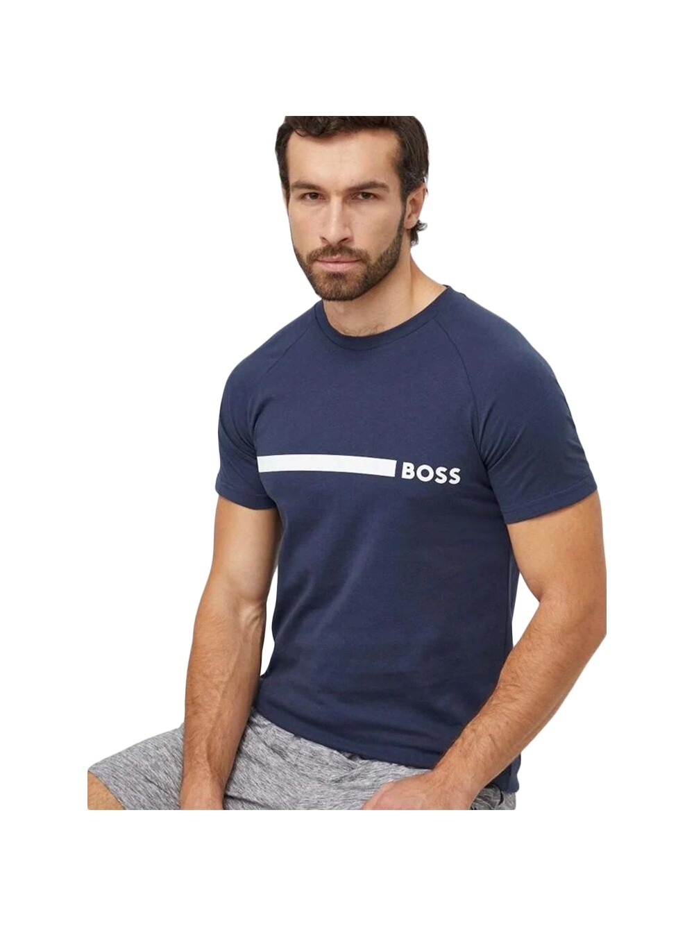 

Футболка рн слим Boss, синий