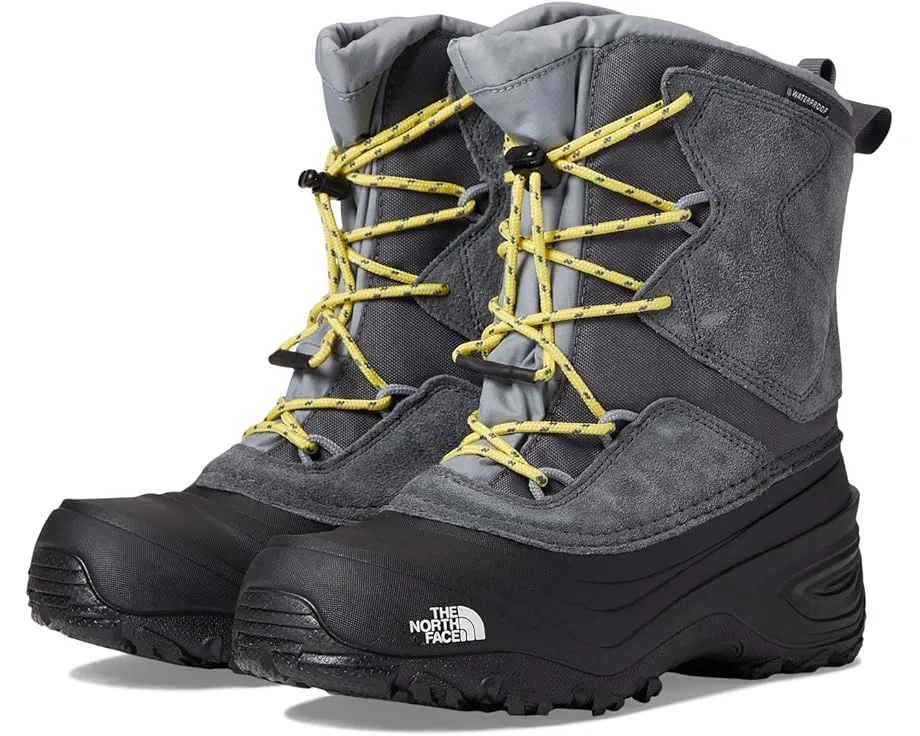 Ботинки The North Face Kids Alpenglow V Waterproof (Toddler/Little Kid/Big Kid), Vanadis Grey/Meld Grey