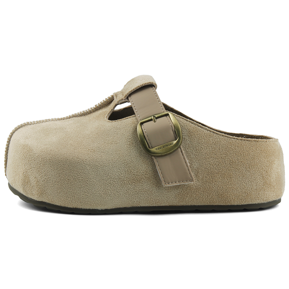 N6N8 Закрытые тапочки женские - верблюжий, цвет Camel — фото 3